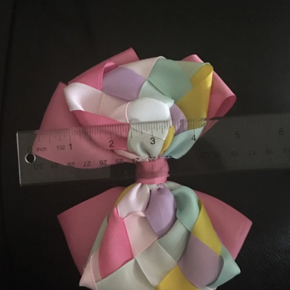 Multicolor Big Bow Girls, Bow Hair accesories